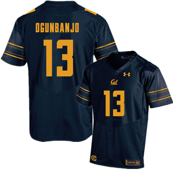 Men #13 Joseph Ogunbanjo Cal Bears College Football Jerseys Sale-Navy